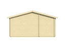 Blokhut - Tuinhuis - Home Office 70mm Ennis incl. 27mm vloer/dak Prijs exclusief dakbedekking, ramen en deuren Dakleer: 56,5 m² / Shingles: 45 m² / Aqua: 54 STK / Profiel: zie tab Afmeting: L534xB540xH290cm Ramen en deuren naar keuze bij te bestellen