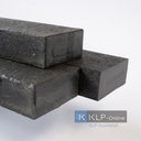 Plank/balk versterkt V - 16x8x400cm, zwart